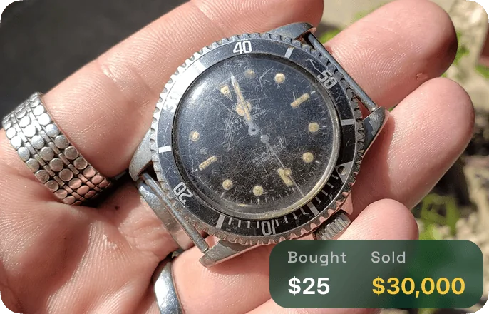 Vintage Rolex Found in Box of Junk